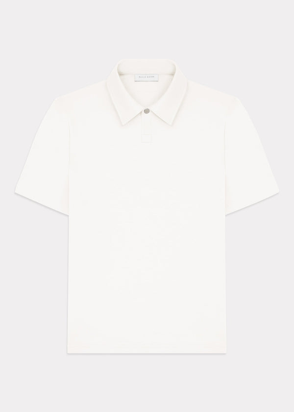 ONE BUTTON POLO - IVORY