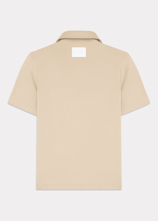 270 ONE BUTTON POLO - BEIGE
